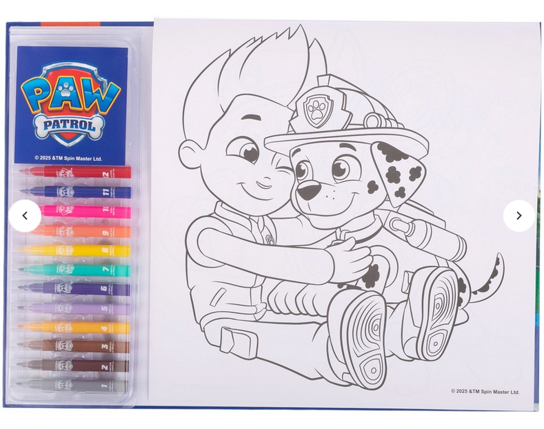 Paw Patrol Colour By Numbers