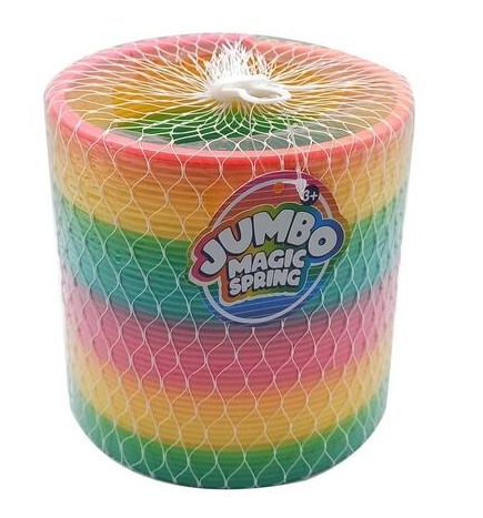 Jumbo Magic Slinky Spring Plastic 15cm Diameter