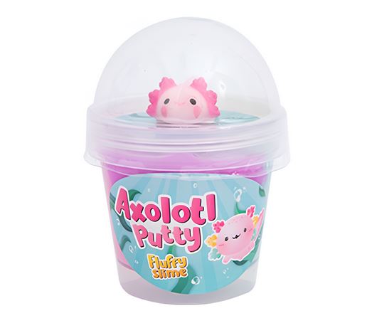 Axolotl Fluffy Slime Assorted