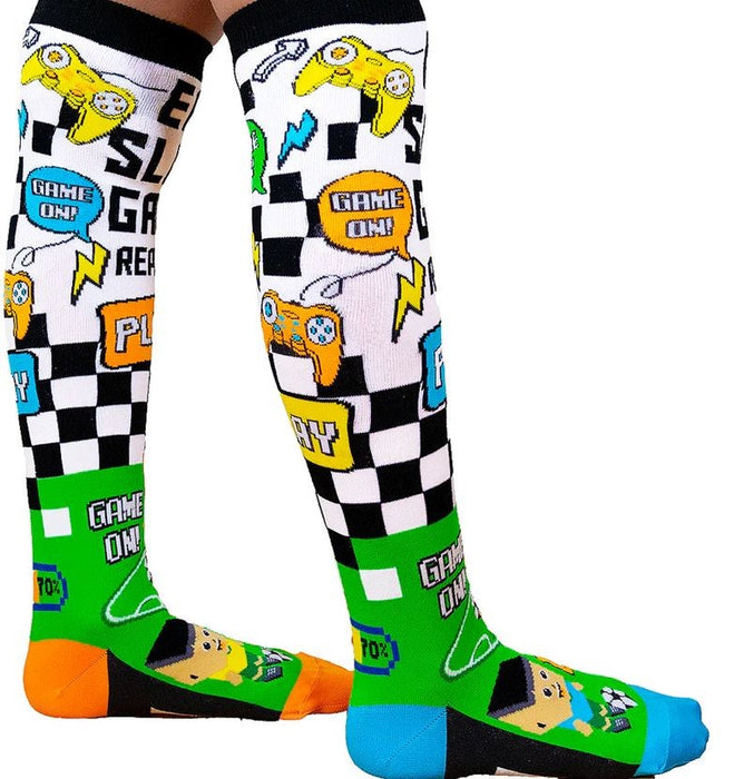 Madmia Video Game Toddler Socks Ages:3-5 Years