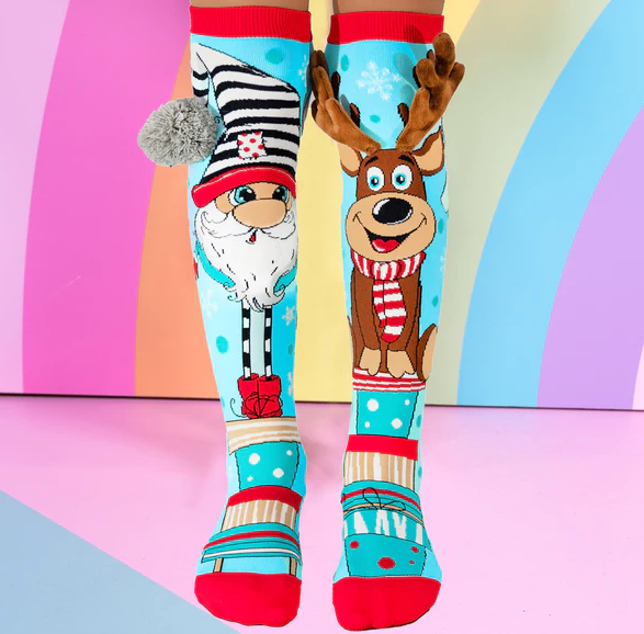 Madmia Christmas Toddler Socks Fits Ages: 3-5 Years