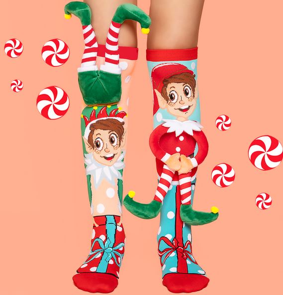 Madmia Christmas Elf Socks Toddler Size 3-5 Years