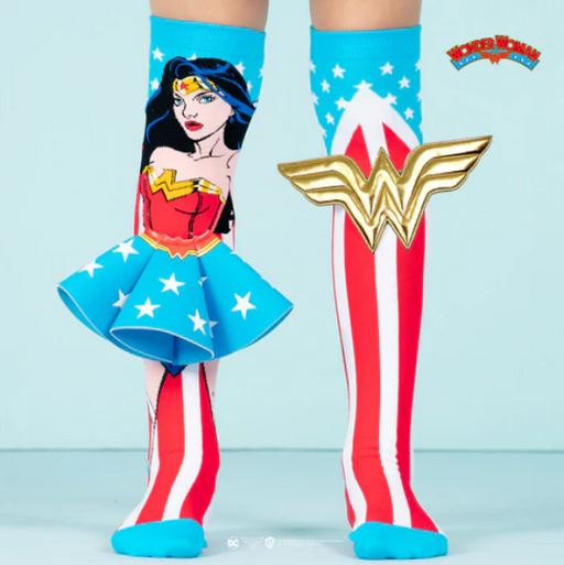 Madmia Wonder Woman Socks Ages 6-99 