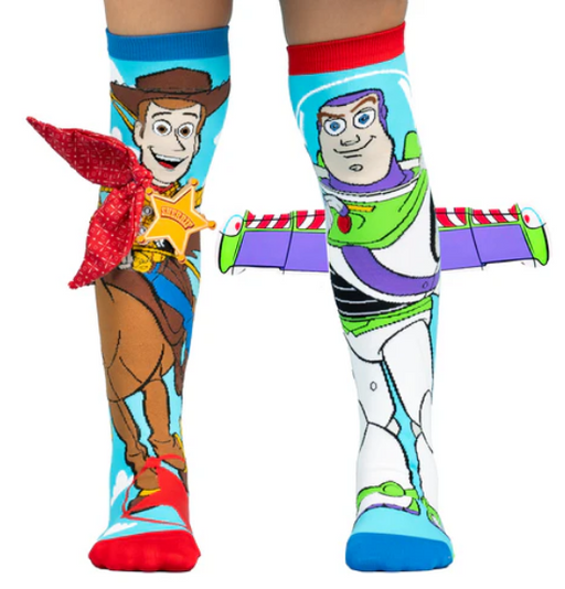 Madmia Toy Story Woody And Buzz Socks Ages 6-99