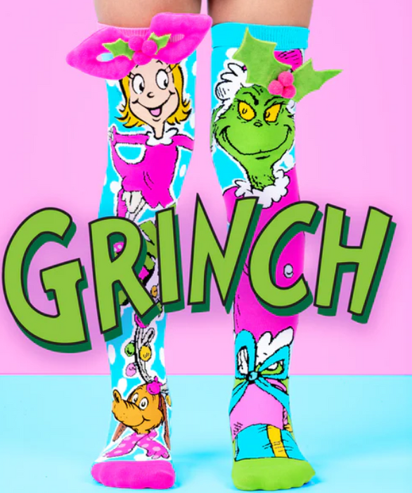 Madmia Grinch & Cindy Lou Socks 6-99