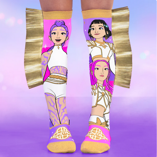 Madmia K-pop Demon Hunters Huntrix Golden Socks 6-99