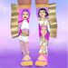 Madmia K-pop Demon Hunters Huntrix Golden Socks 6-99