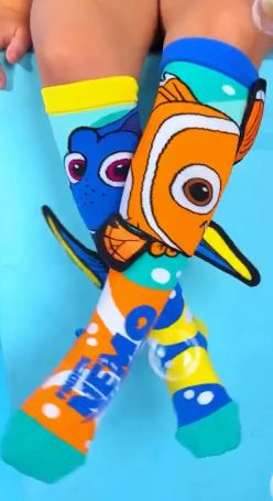 Madmia Finding Nemo Disney Pixar Socks Ages:3-5 Yrs
