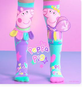 Madmia Peppa Pig Fairy Knee High Socks Ages:6-99 Yrs