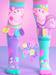 Pappa Pig Fairy Socks Toddler 3-5