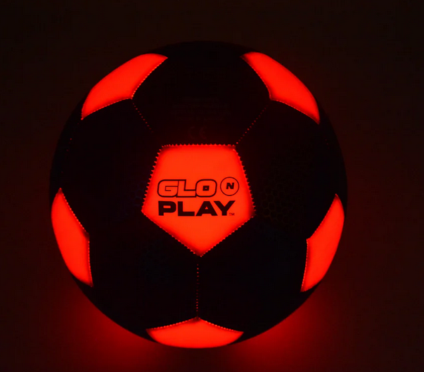 Led Holographic Soccer Ball Orange