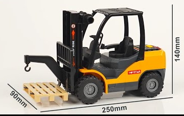 Toystar 30cm Forklift With Accessories Lights & Sounds