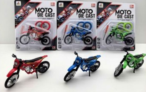 Motobike  Die-cast 1/18 Scale Diy Assorted Designs