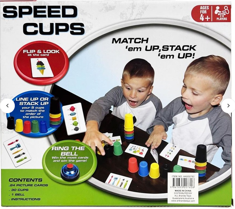 Speed Cups Board Game