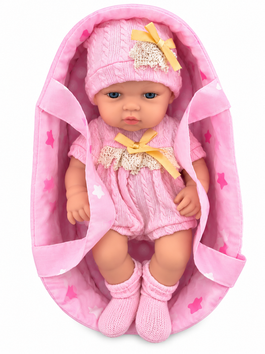 Baby Doll 30cm With Fabric Carrier Assorted