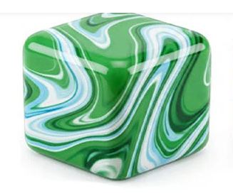 Squishy Squeeze Marble Coloured Cube Assorted