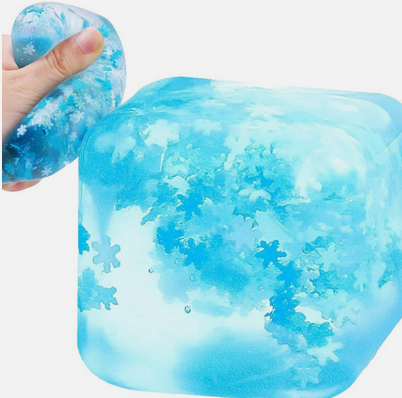 Squishy Squeeze Snowflake Cube