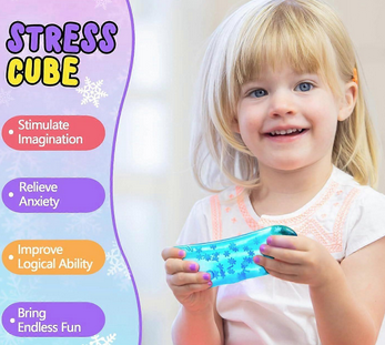 Squishy Squeeze Snowflake Cube