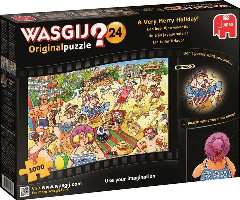 Wasgij? No 24 Original 1000pc Puzzle A Very Merry Holiday!