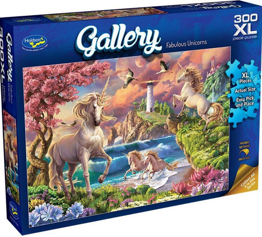 Holdson Gallery Fabulous Unicorns 300 Xl Pc Puzzle