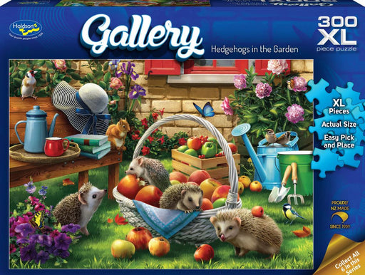 Holdson Gallery Hedgehogs In The Garden 300 Xl Pc Puzzle