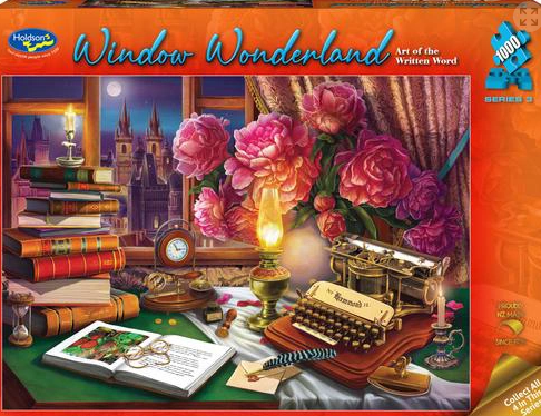 Holdson Window Wonderland  Art Of The Written Word 1000pc Puzzle