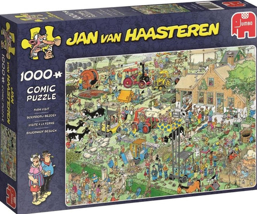 Jan Van Haastern Farm Visit 1000 Pc Comic Puzzle