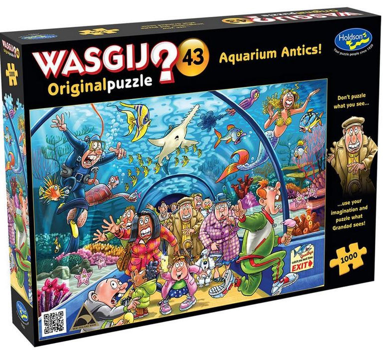 Wasgij? Original No 43 Aquarium Antics 1000pc Puzzle