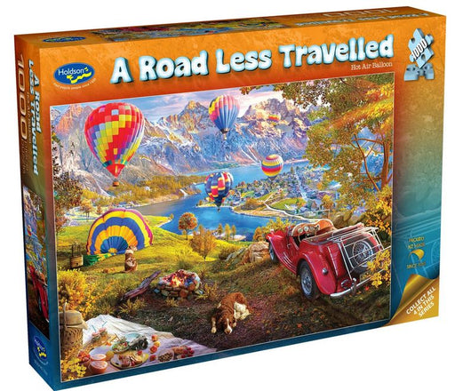 Holdson A Road Less Travelled Hot Air Balloon 1000 Pc Puzzle