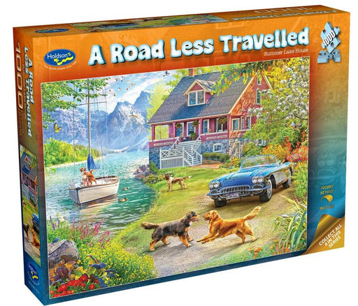 Holdson A Road Less Travelled Summer Lake House 1000 Pc Puzzle