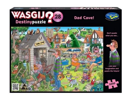 Holdson Wasgij No 28 Dad Cave 1000 Pc Puzzle