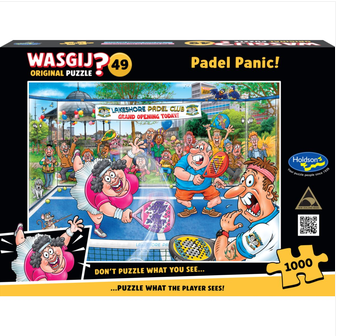 Wasgij No.49 Padel Panic! 1000 Piece Puzzle