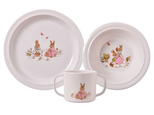 Bunnykins Melamine 3pc Set - Pink