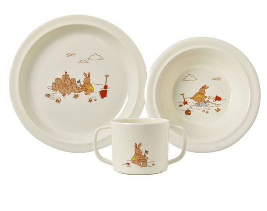 Bunnykins Melamine 3pc Set - Natural
