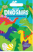 Dinosaur Deluxe Colouring Pad A4 With Stickers
