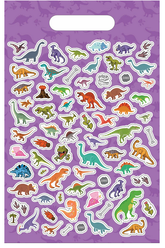 Dinosaur Deluxe Colouring Pad A4 With Stickers
