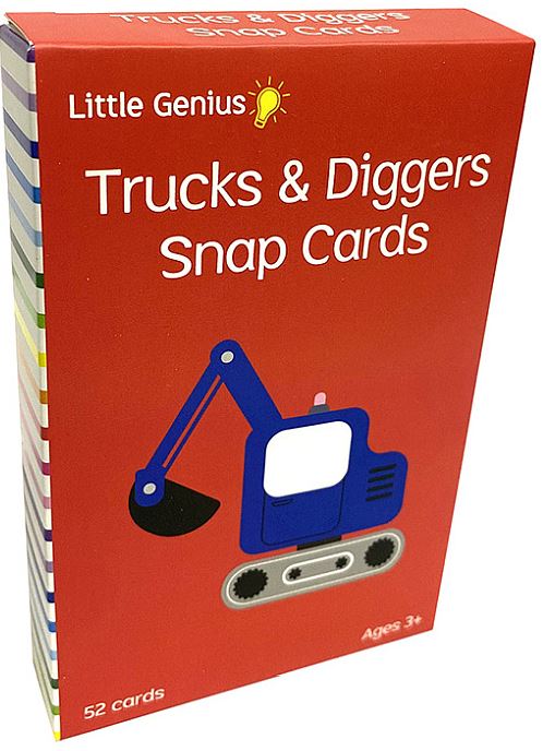 Little Genius Trucks & Diggers Snap Cards