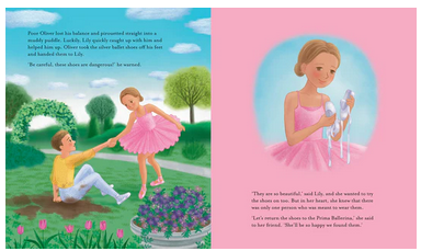 The Ballerina's Magical Shoes Charming Story Book