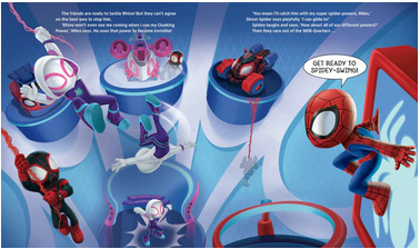 Disney Junior Spidey And His Amazing Friend Story Book + Bonus Keyring