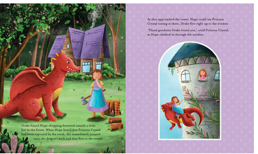 The Princess And The Magical Charm Story Book With Necklace