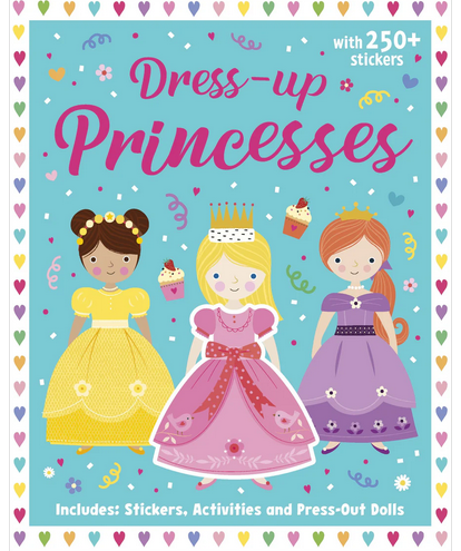 Dress Up Paper Doll Princess Book With Stickers