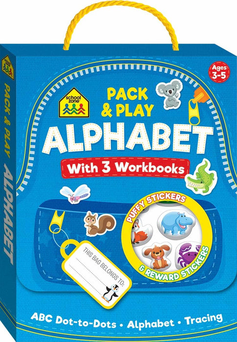 School Zone Pack & Play Alphabet Satchel