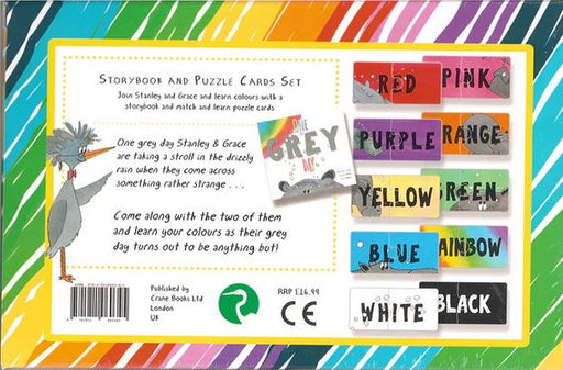Learn Your Colours Story Book And Puzzle Cards Set Ages:2+