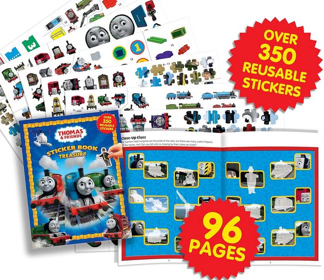 Thomas & Friends Sticker Book Treasurt With 350+ Reusable Stickers