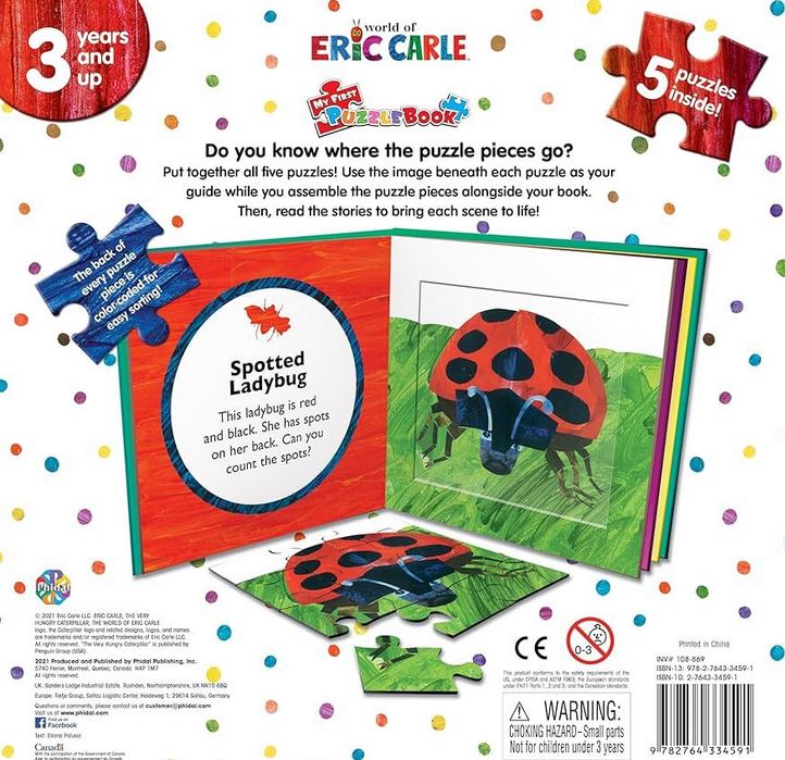 Eric Carlie My First Book With  5 Puzzles