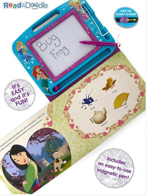 Disney Princess Abc Learing Book With Magnet Drawing Board