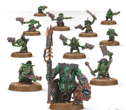 Warhammer 50-16 Orks Runtherd And Gretchin