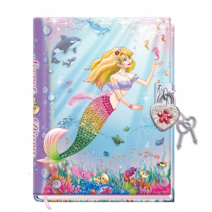Diary With Lock Butterfly Design Ages:6+