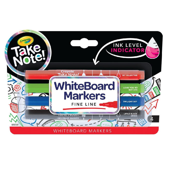 Crayola 4pk Whiteboard Markers