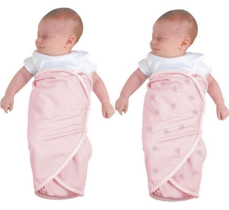 The First Years Swaddler Pink Butterfly Print 2 Pack